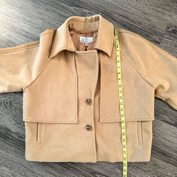 dh New York Easton Pieced Trench Jacket New - Picture 7 of 9